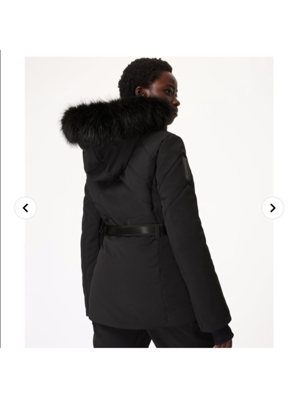 Sweaty Betty Black Belted Ski Jacket and Pants set - Picture 2 of 12